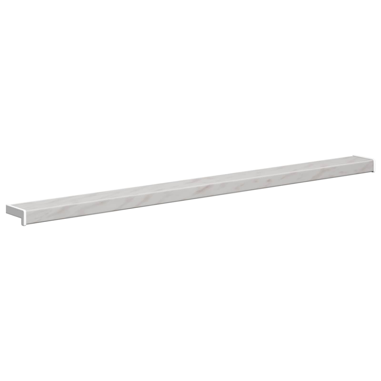 Fensterbank Weiß 60 x 10 x 4,5 cm PVC