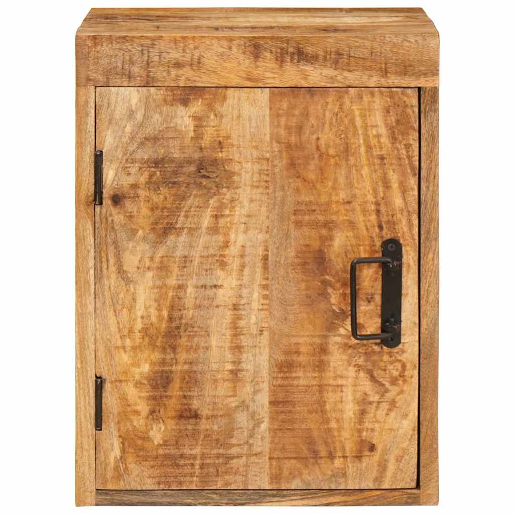Nachttisch Braun 35 x 33 x 48 cm Massivholz Mango