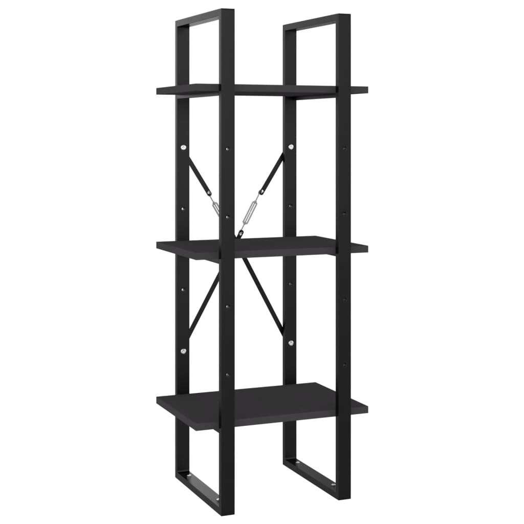 Bücherregal 5 Fächer Weiß 40x30x175 cm Holzwerkstoff