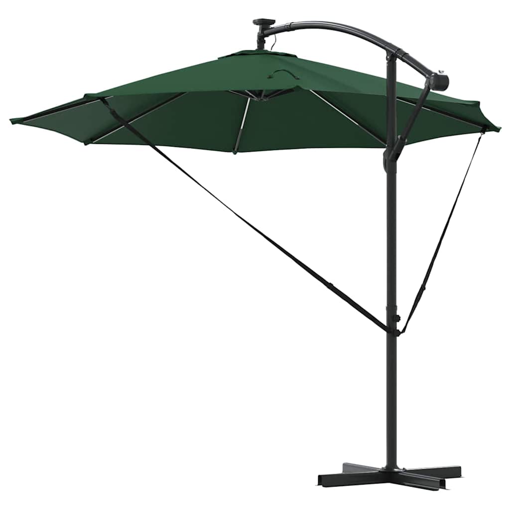 Sonnenschirm Sand 294 x 294 x 248 cm Polyester und Aluminium