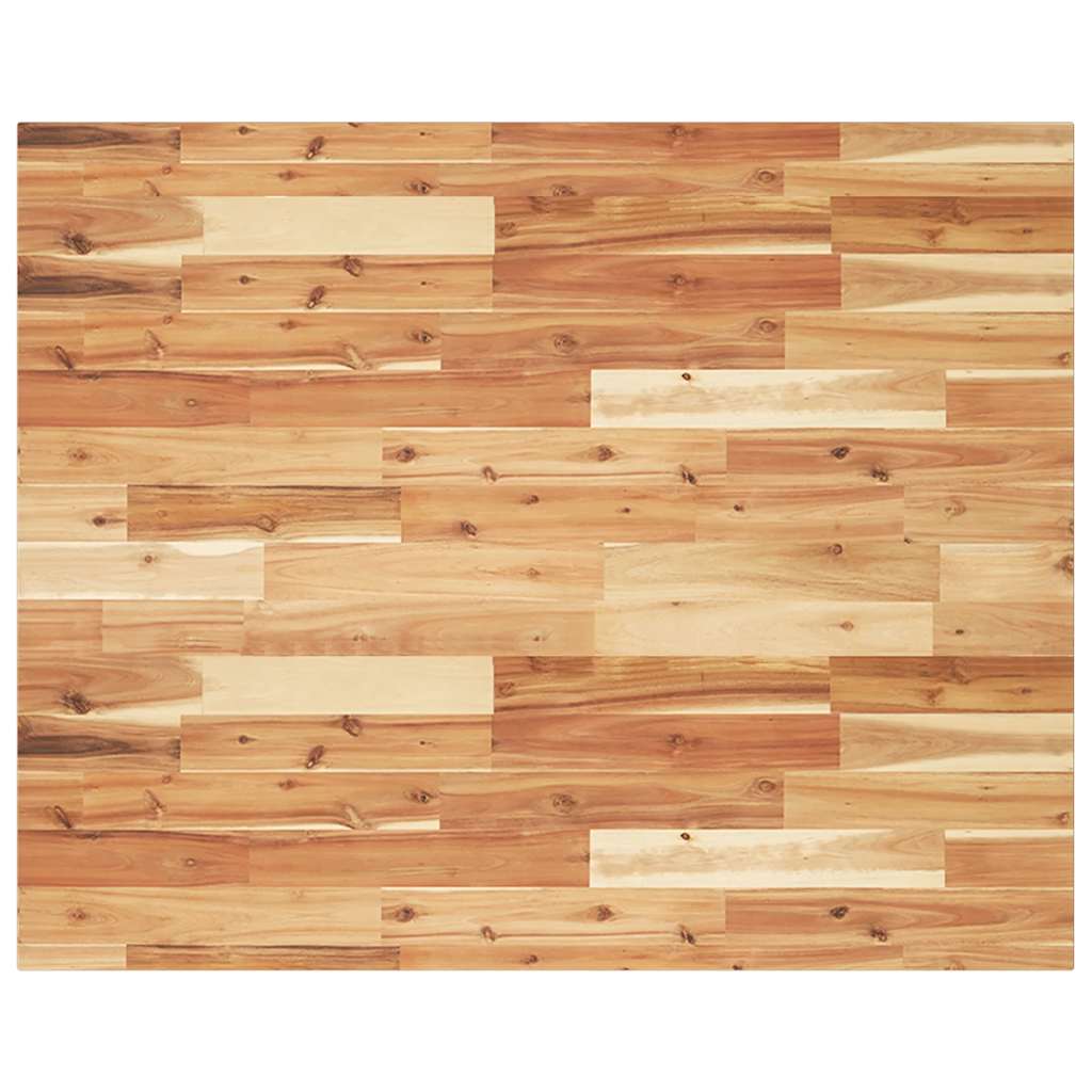 Schreibtischplatte Unbehandelt 60x50x2 cm Massivholz Akazie