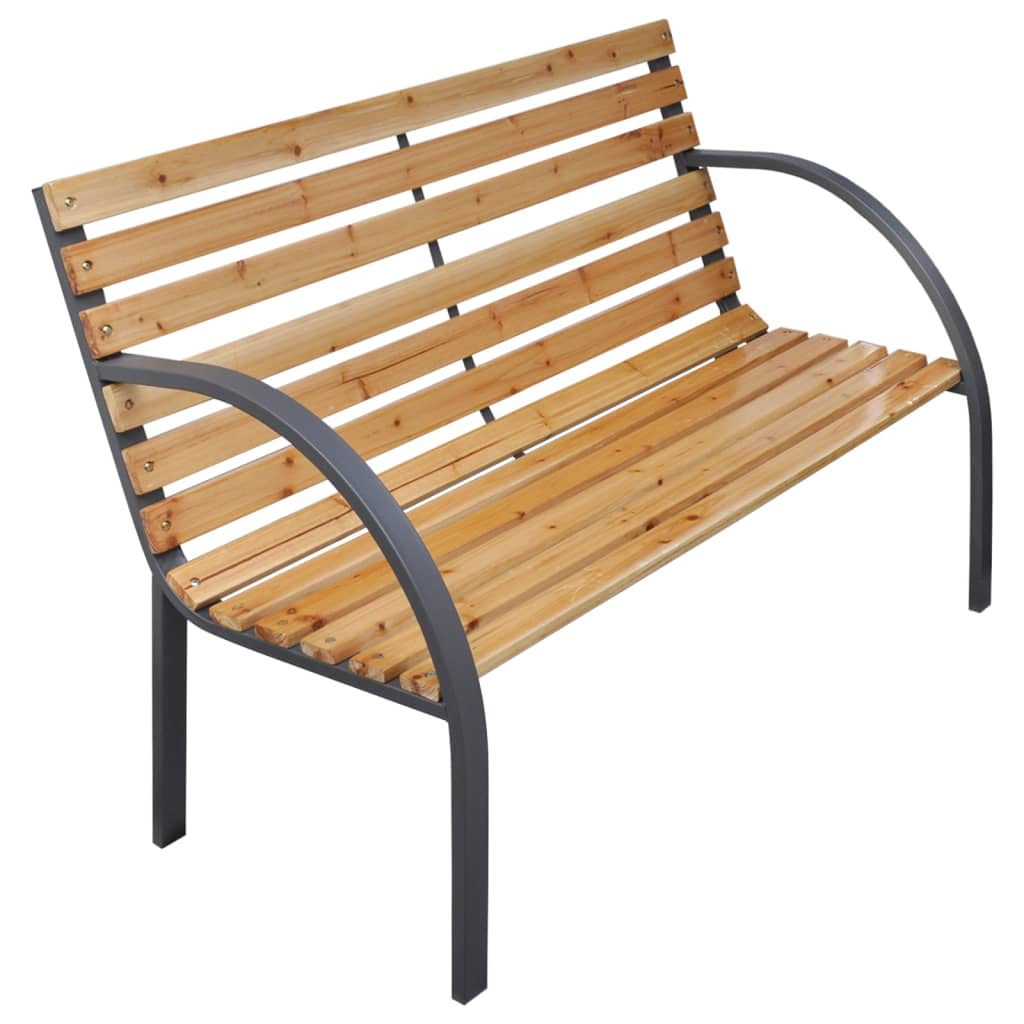 Doppel-Gartenbank 225 cm Massivholz Tanne