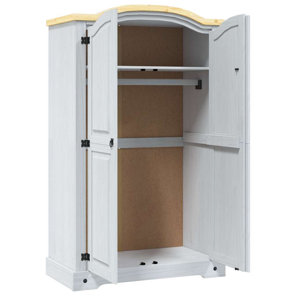 Kleiderschrank Mexiko-Stil Kiefernholz 2 Türen