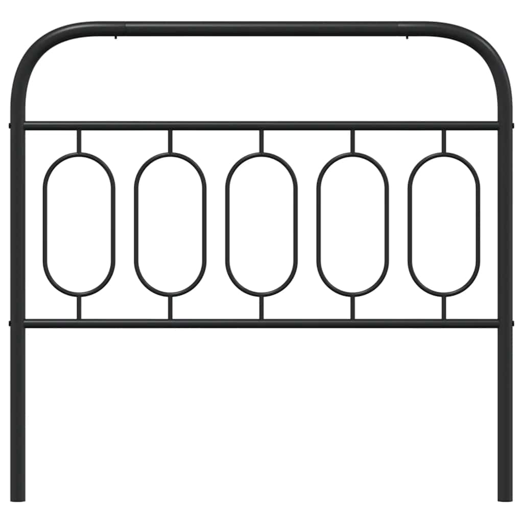 Ersatz-Kopfteil Metall Schwarz 75 cm
