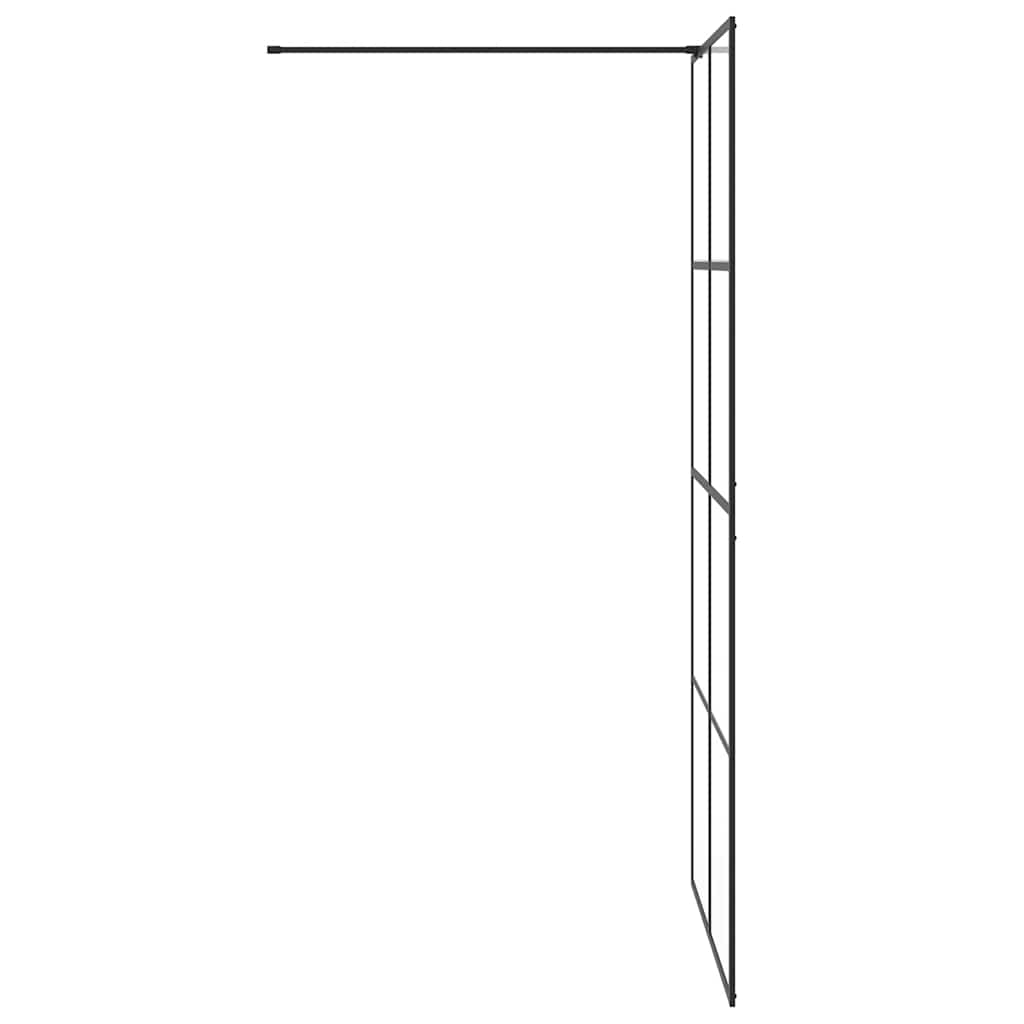 Duschwand für Begehbare Dusche mit Klarem ESG Glas 80x195 cm