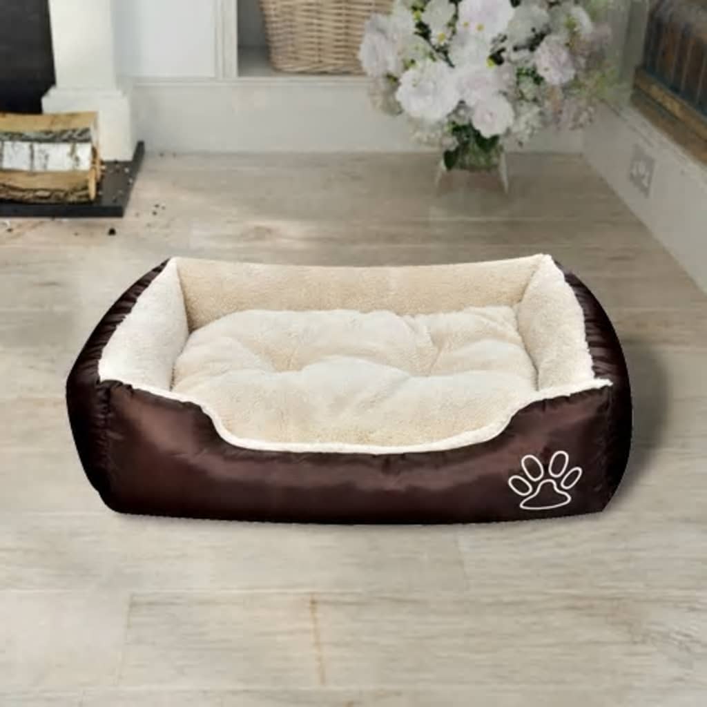 Hundebett Beige und Braun XXL