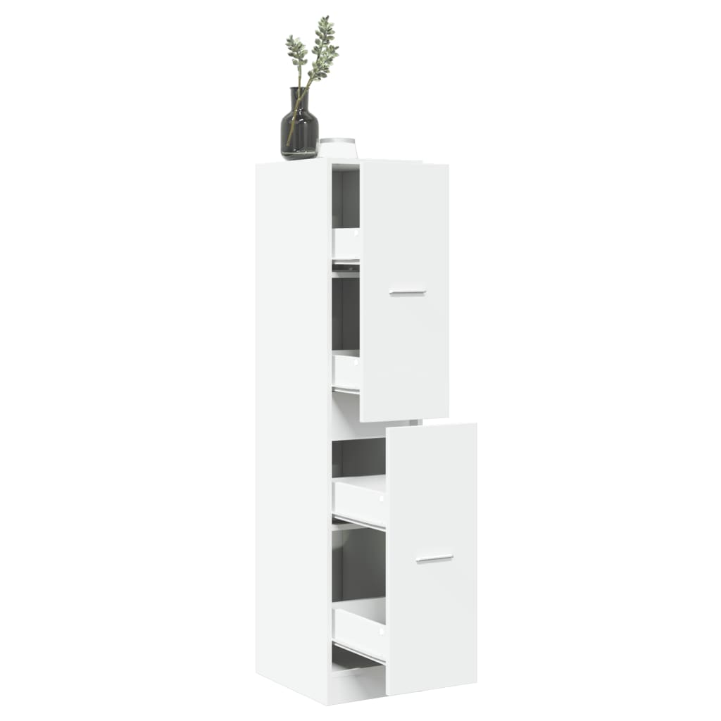 Apothekerschrank Weiß 30 x 41 x 174,5 cm Holzwerkstoff