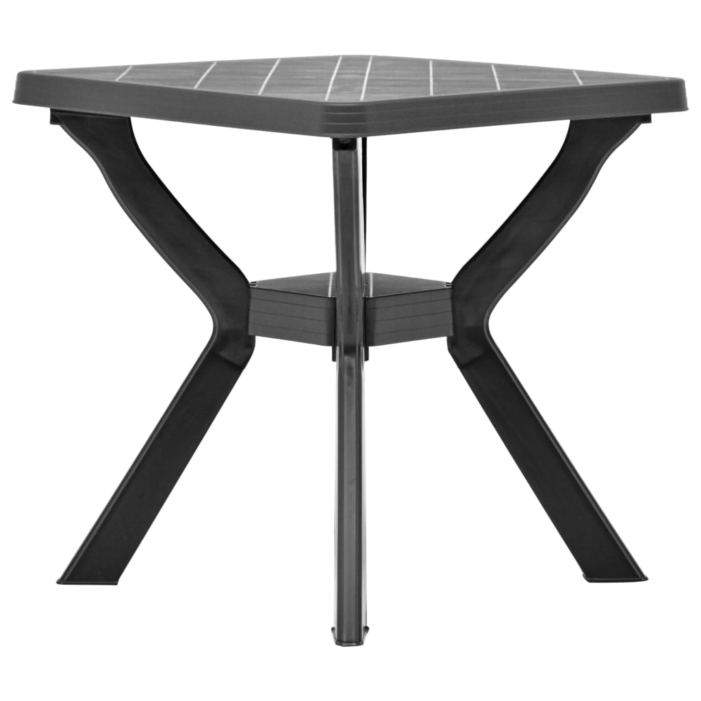 Bistrotisch Weiß 70x70x72 cm Kunststoff