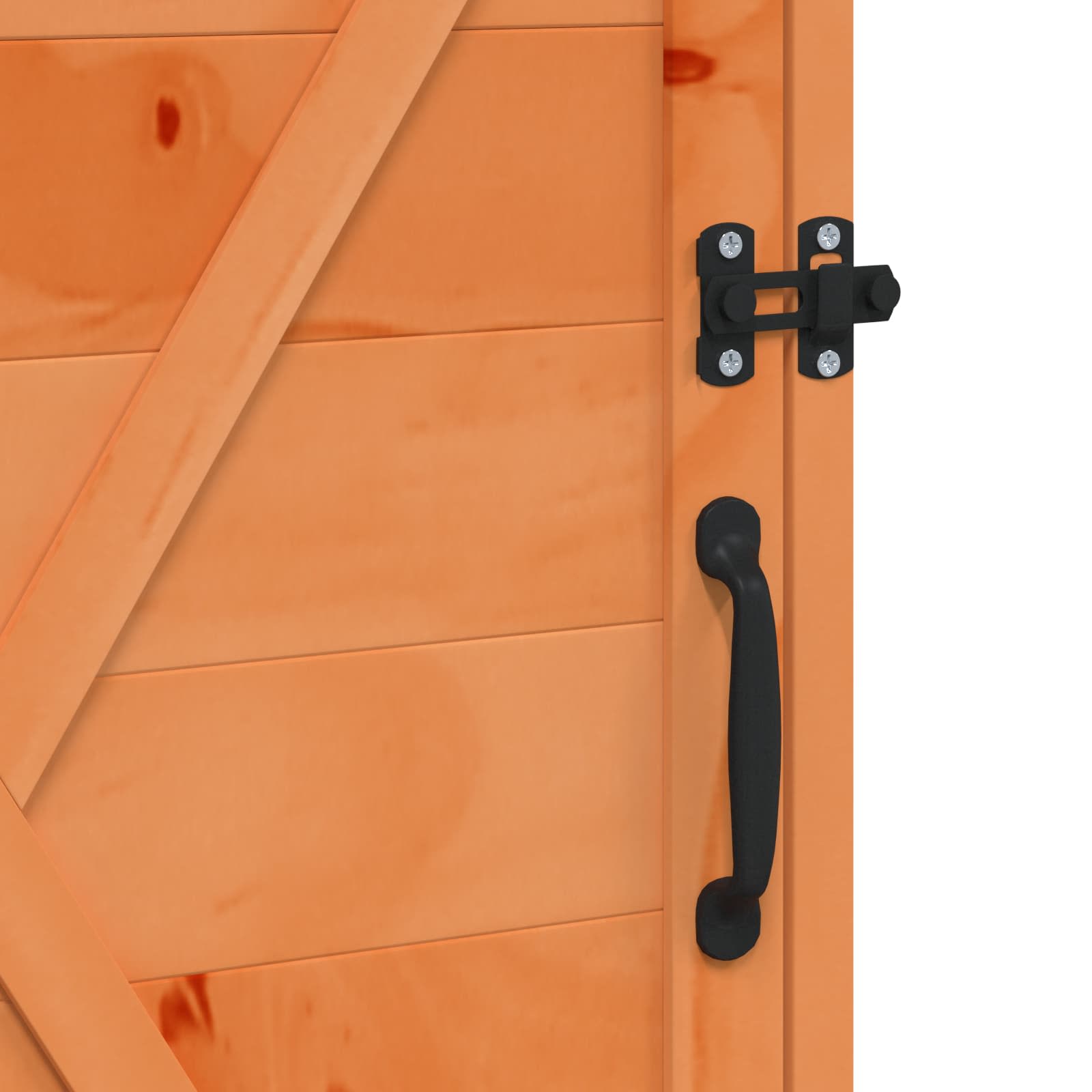 Gartenschuppen Natur 59,5 x 56 x 113,5 cm Massivholz aus Fichte