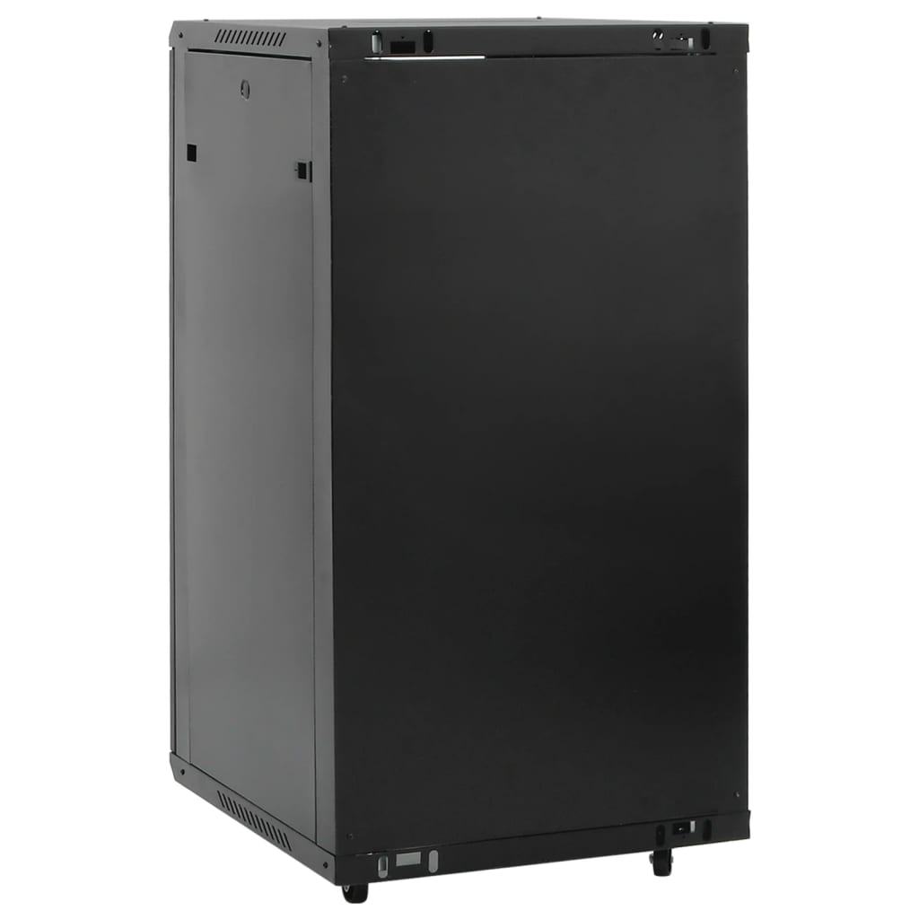 15U Netzwerkschrank 19" IP20 Schwarz 60x45x86 cm