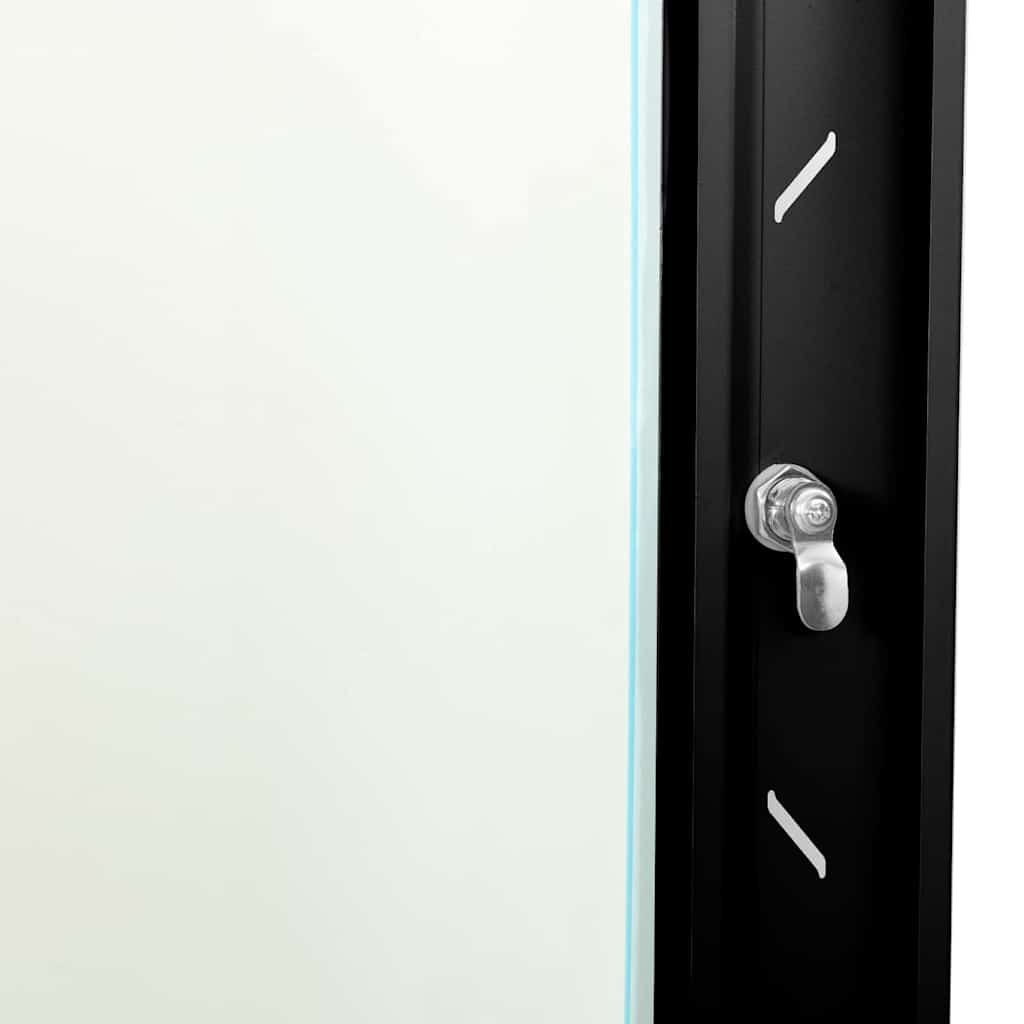 Netzwerkschrank mit Speicher Grau 60 x 45 x 28 cm Stahl