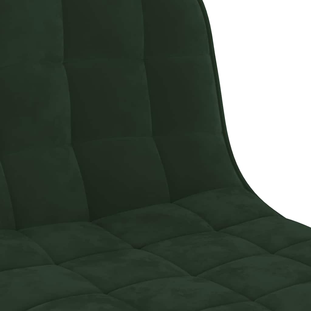 Barhocker 2 Stk. Hellgrün Samt
