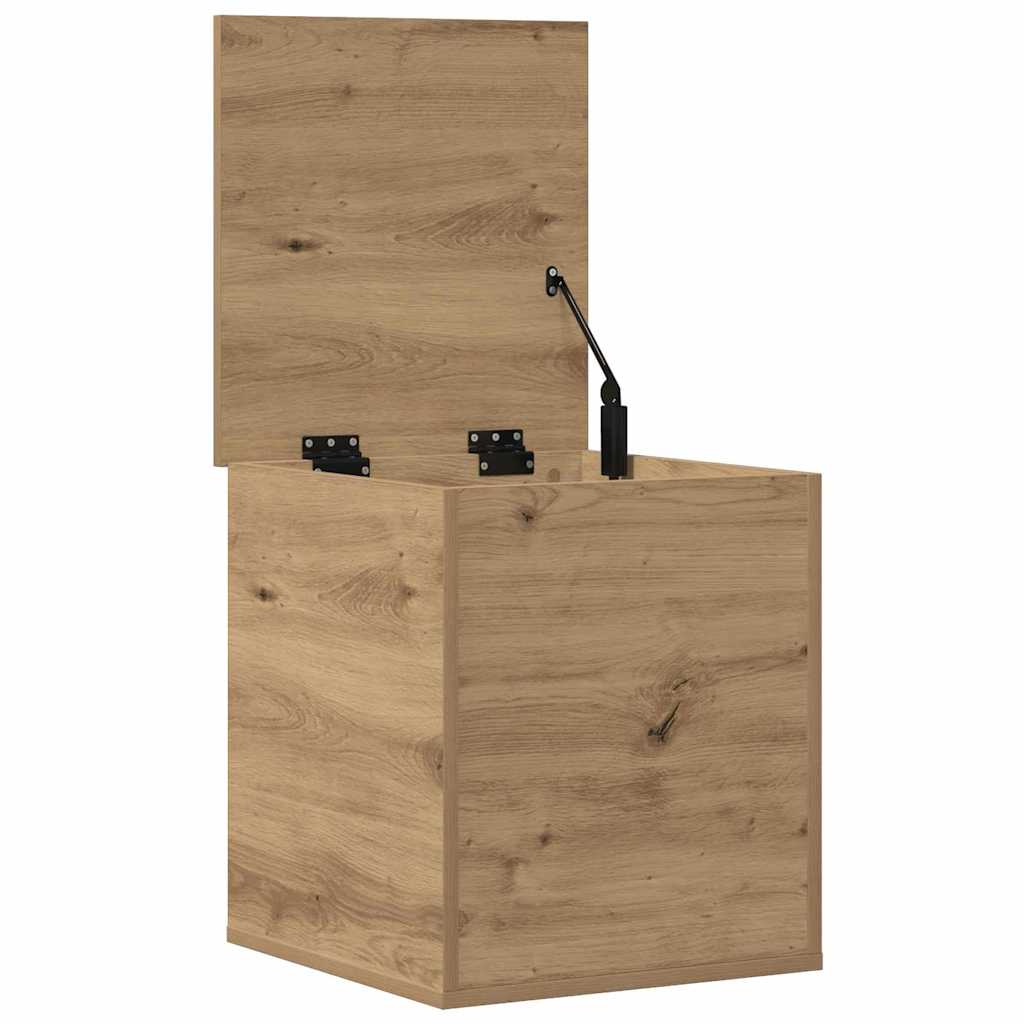 Aufbewahrungstruhe Weiß 84x42x46 cm Holzwerkstoff
