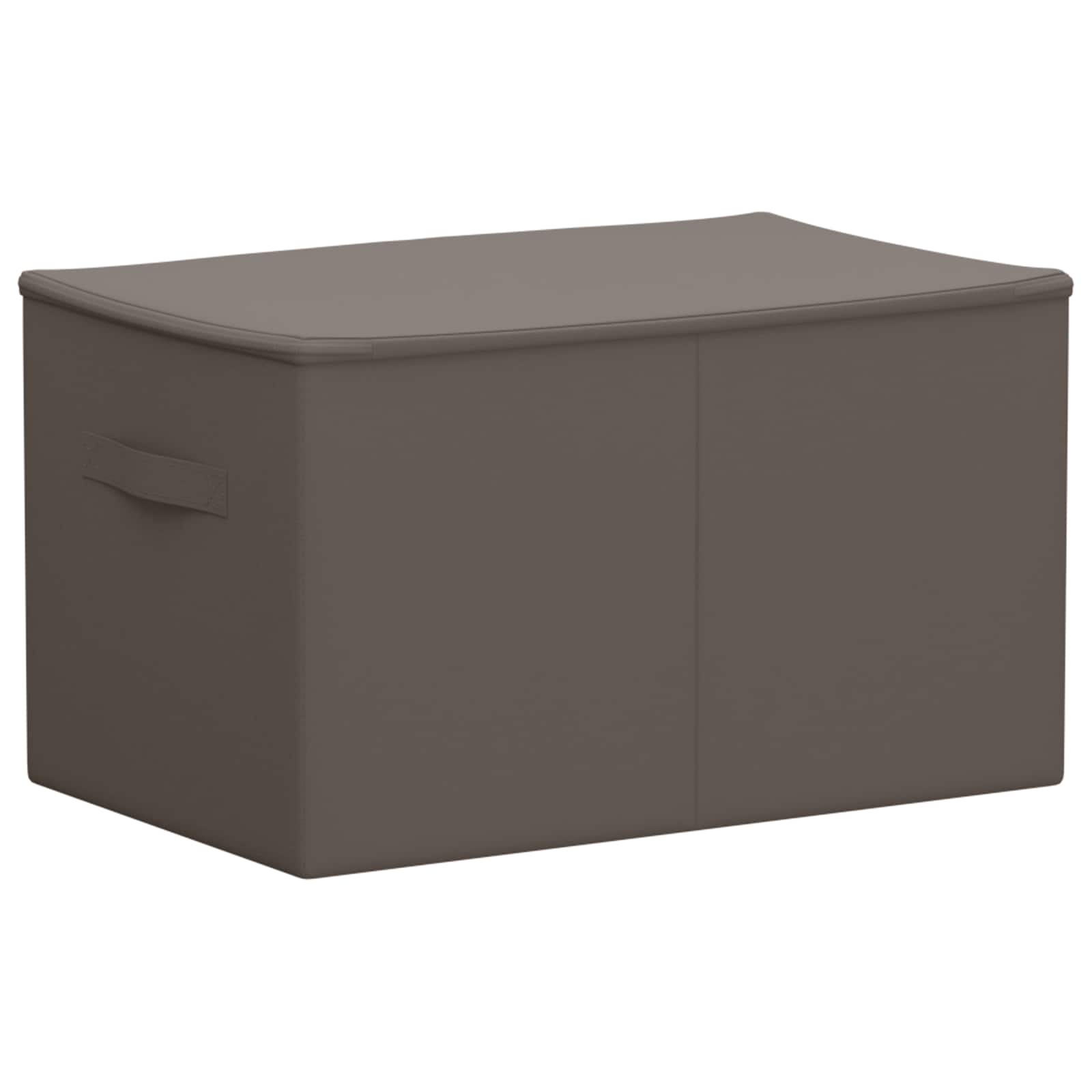 Aufbewahrungsbox Stoff 50x30x25 cm Anthrazit