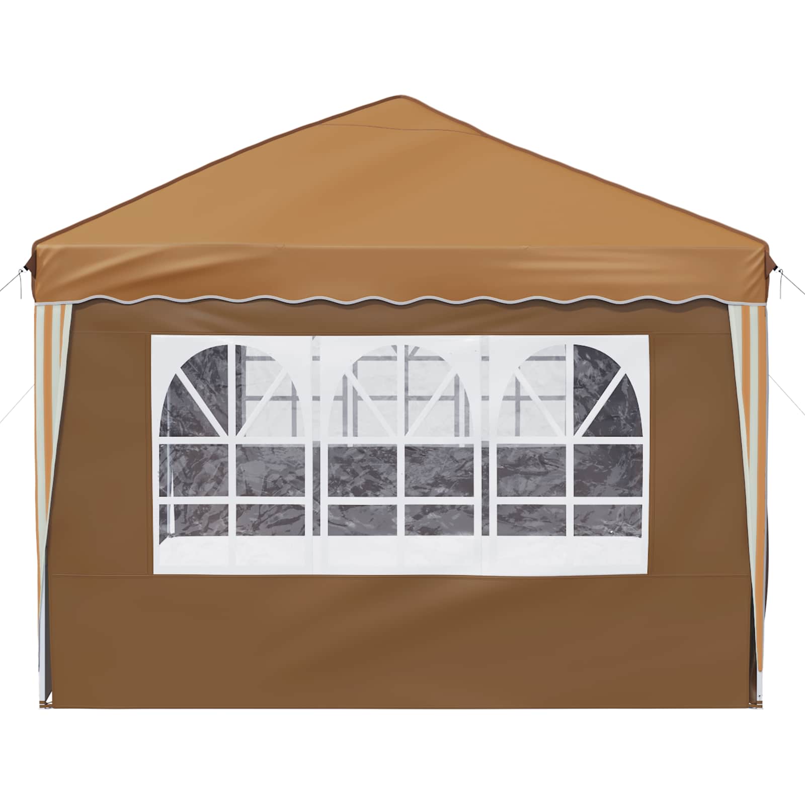 Pop-up Partyzelt 575 x 290 x 245 cm Creme