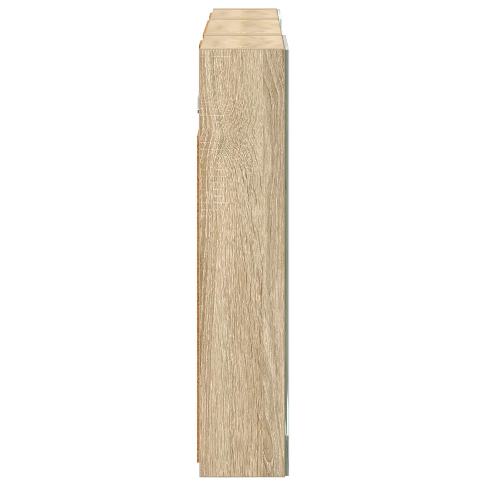 Badezimmerschrank-Set 3 pcs 80 x 10,5 x 50 cm Holzwerkstoff