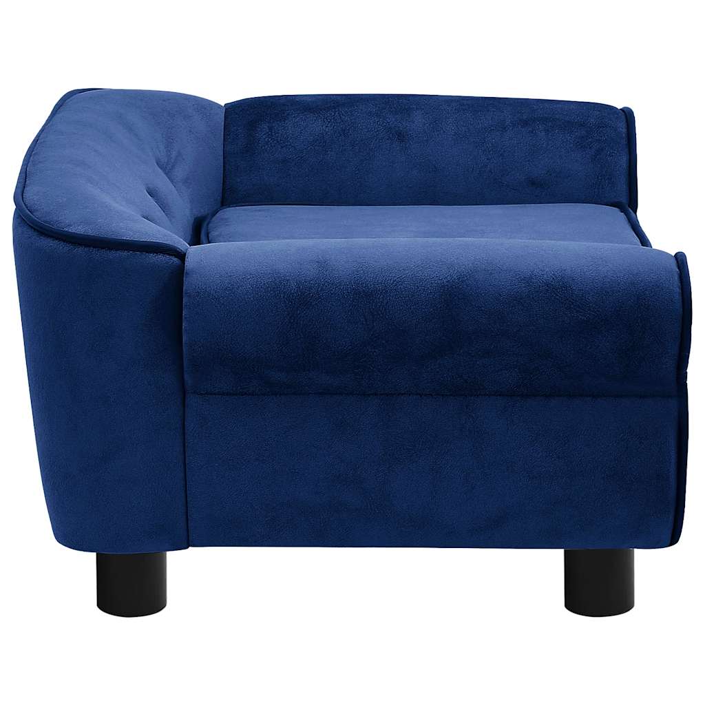Hundesofa Dunkelgrau 72x45x30 cm Plüsch