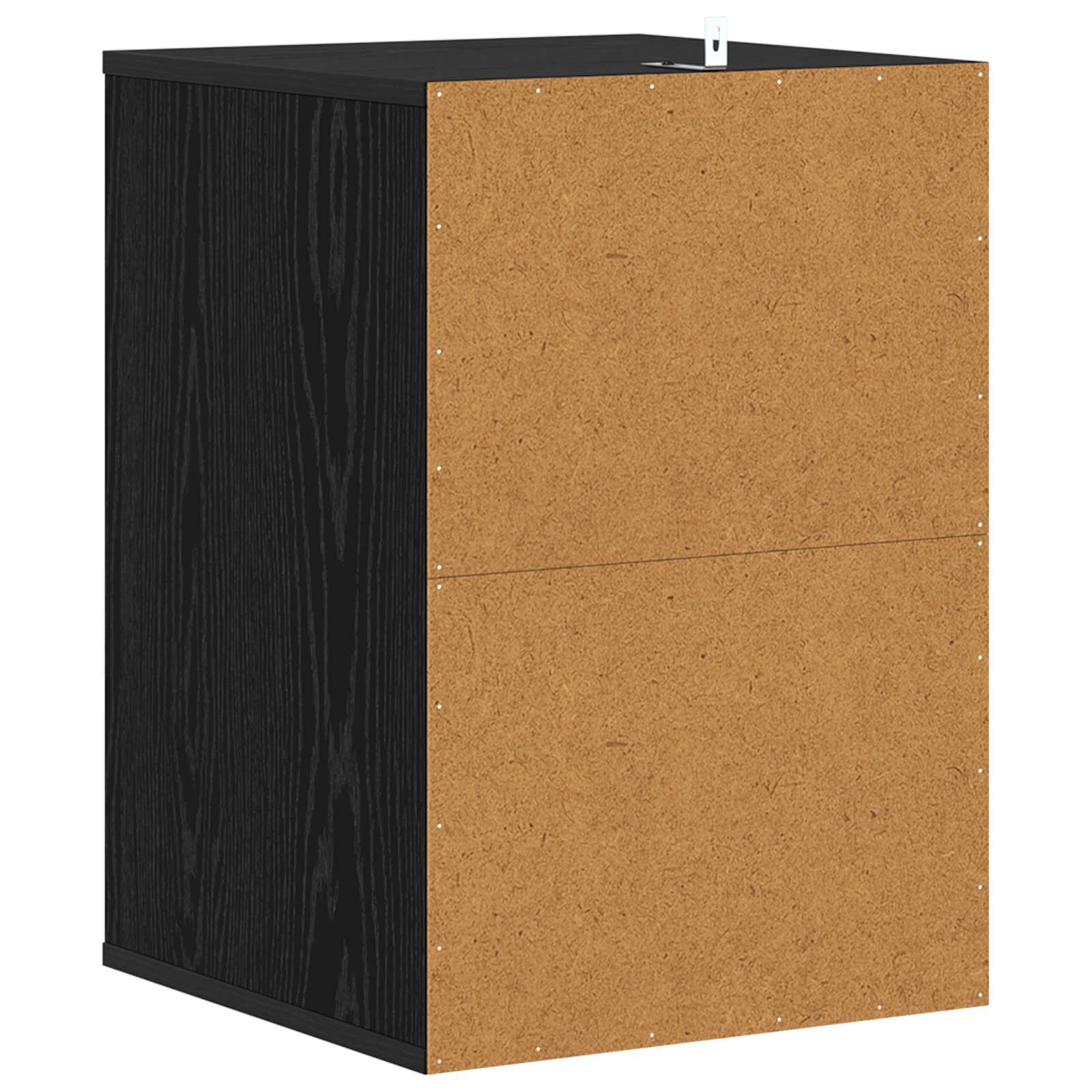 Schubladenschrank Schwarz Eichen-Optik 41 x 40 x 58 cm