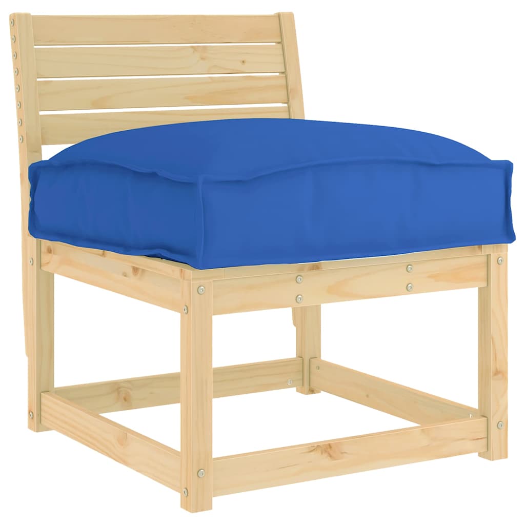 Kissen Anthrazit 60 x 40 x 8 cm Oxford-Stoff