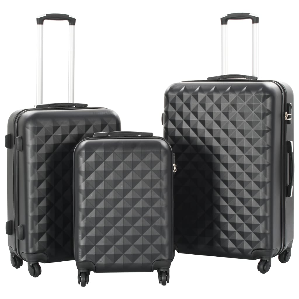 Hartschalen-Trolley-Set 3 Stk. Blau ABS