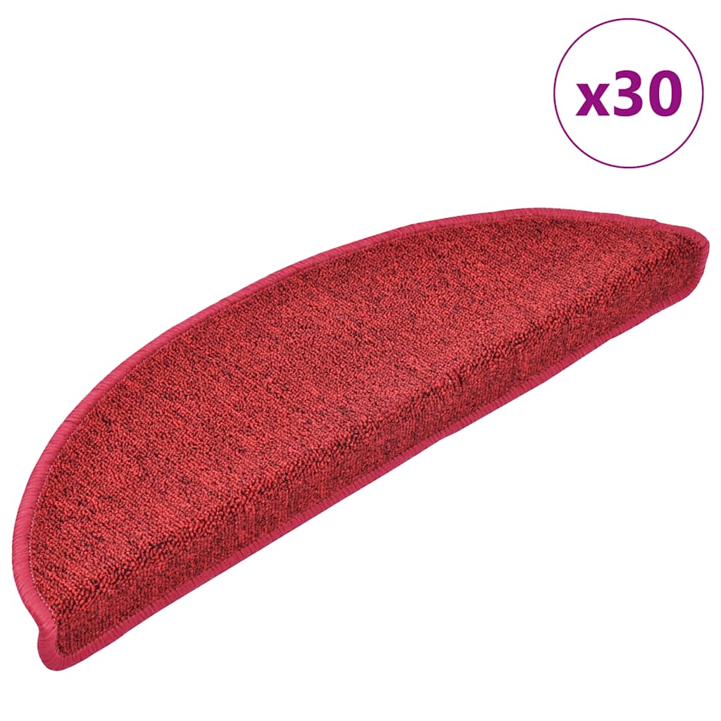 Stufenmatten 15 Stk. 56x17x3 cm Anthrazit Halbrund