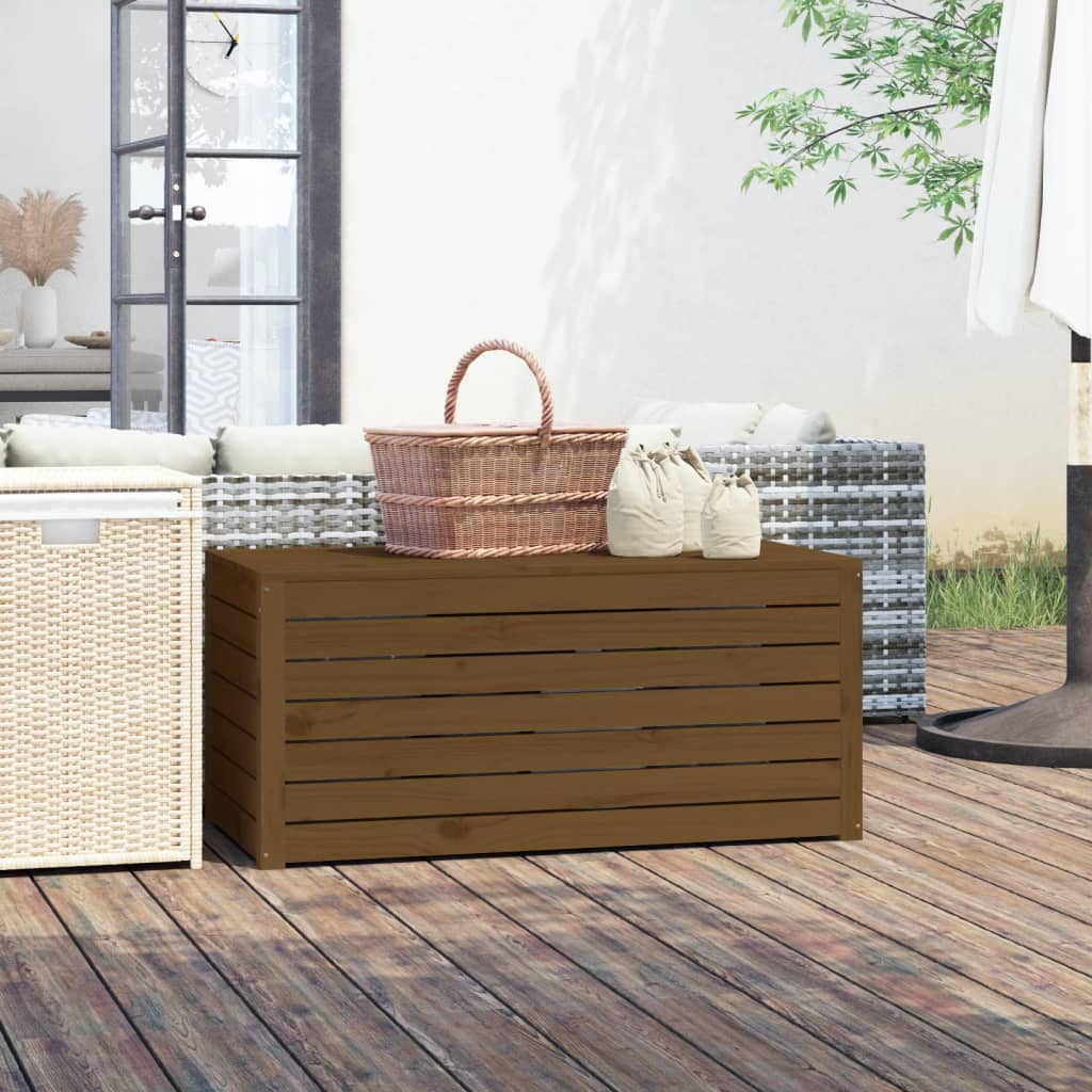 Gartenbox 101x50,5x46,5 cm Massivholz Kiefer