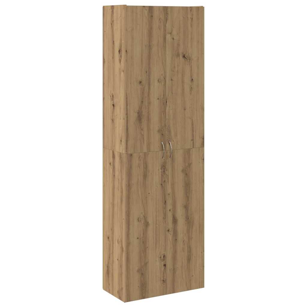Aktenschrank Weiß 60x32x153 cm Holzwerkstoff