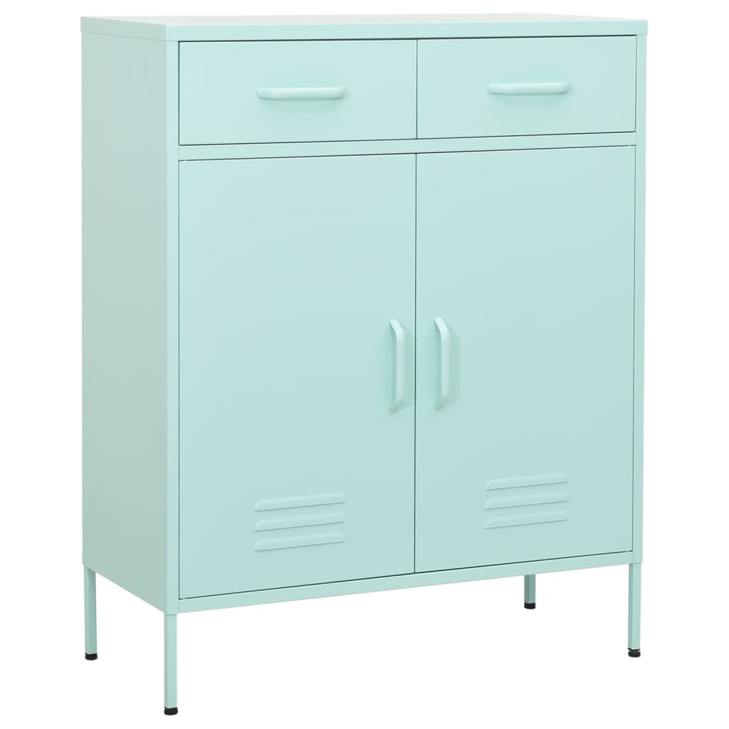 Lagerschrank Olivgrün 80x35x101,5 cm Stahl