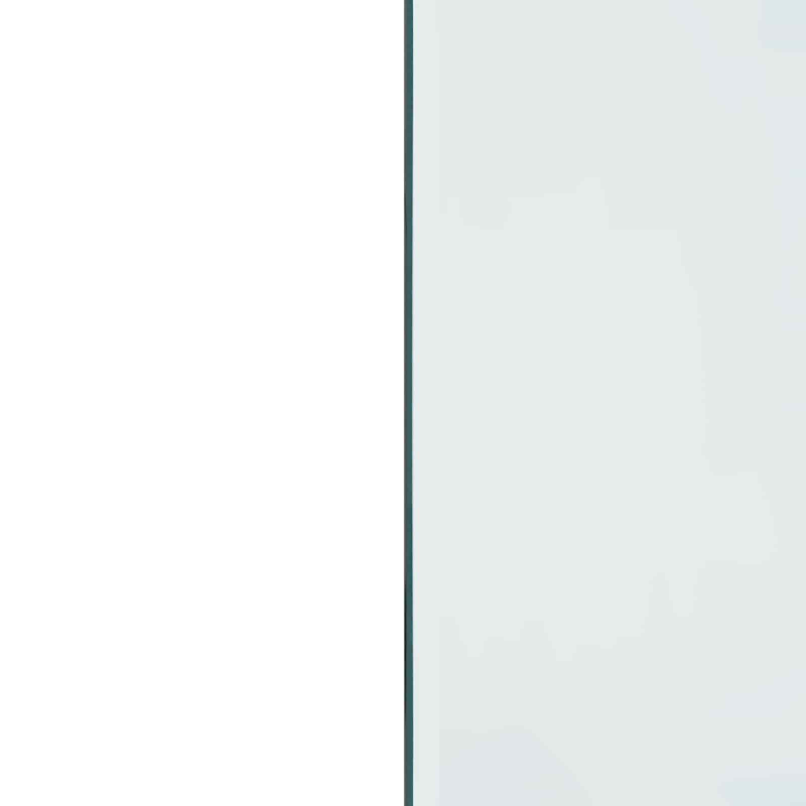 Feuerstelle Glasplatte Transparent 80 x 50 cm Glas