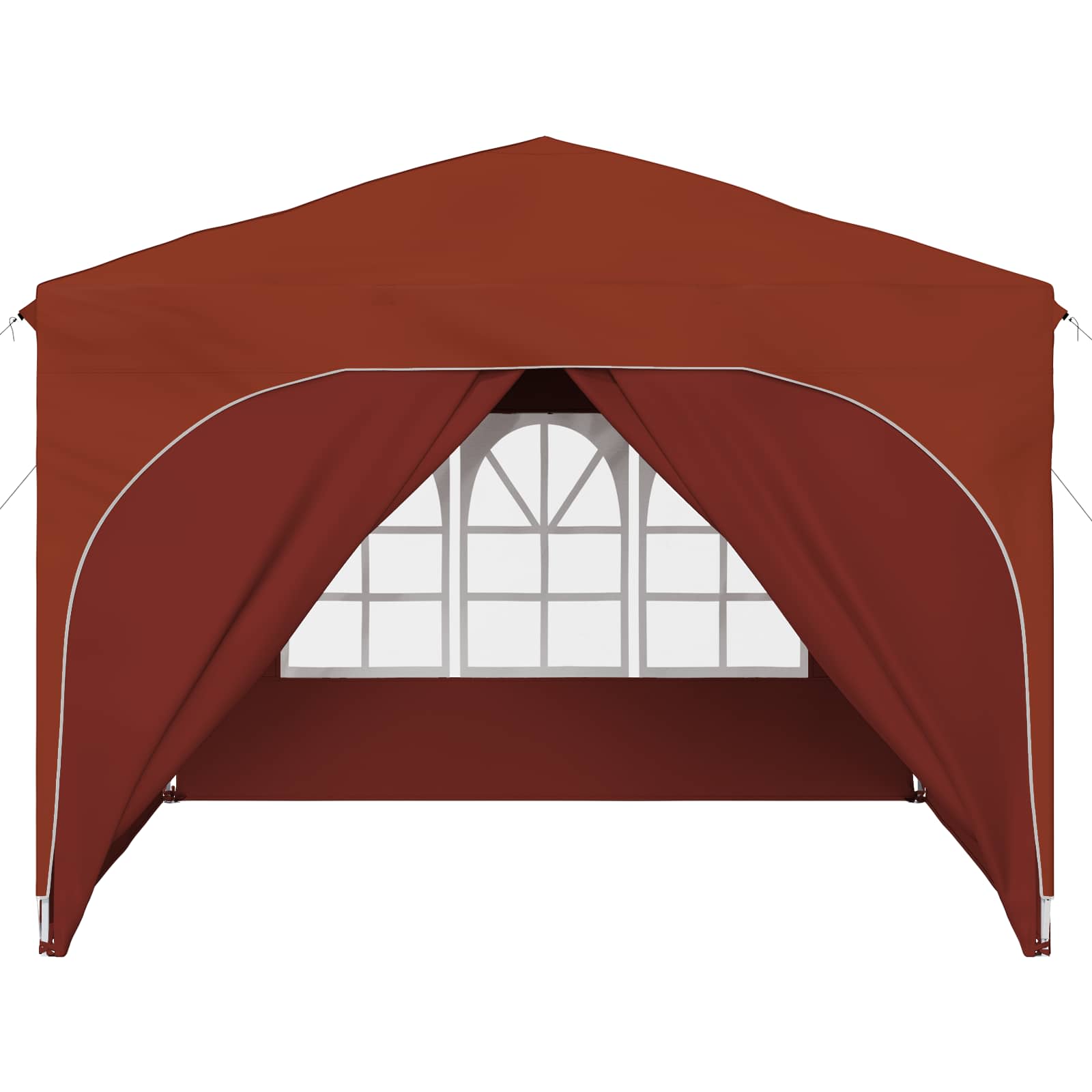Pop-up Partyzelt 290 x 290 x 245 cm Creme