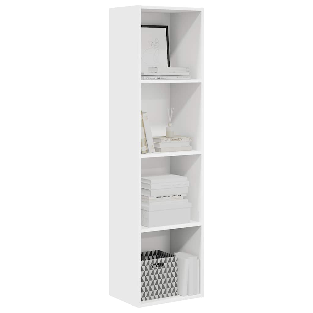 Bücherregal Weiß 80x30x189 cm Holzwerkstoff