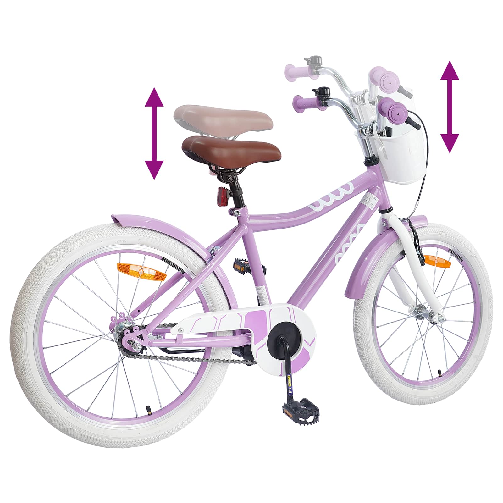 Kinderfahrrad 12 Zoll für 2-4 Jahre alt Rosa