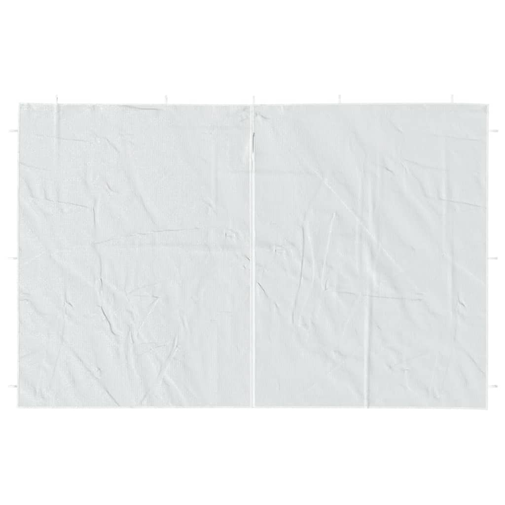 Party Zelt Seitenteil 2 pcs Rot 300 x 195 cm PE und Stahl