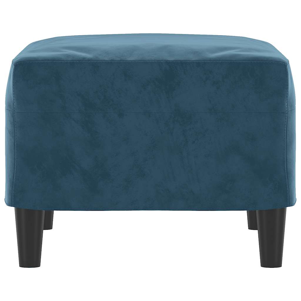 Fußhocker Hellgrau 60x50x41 cm Samt