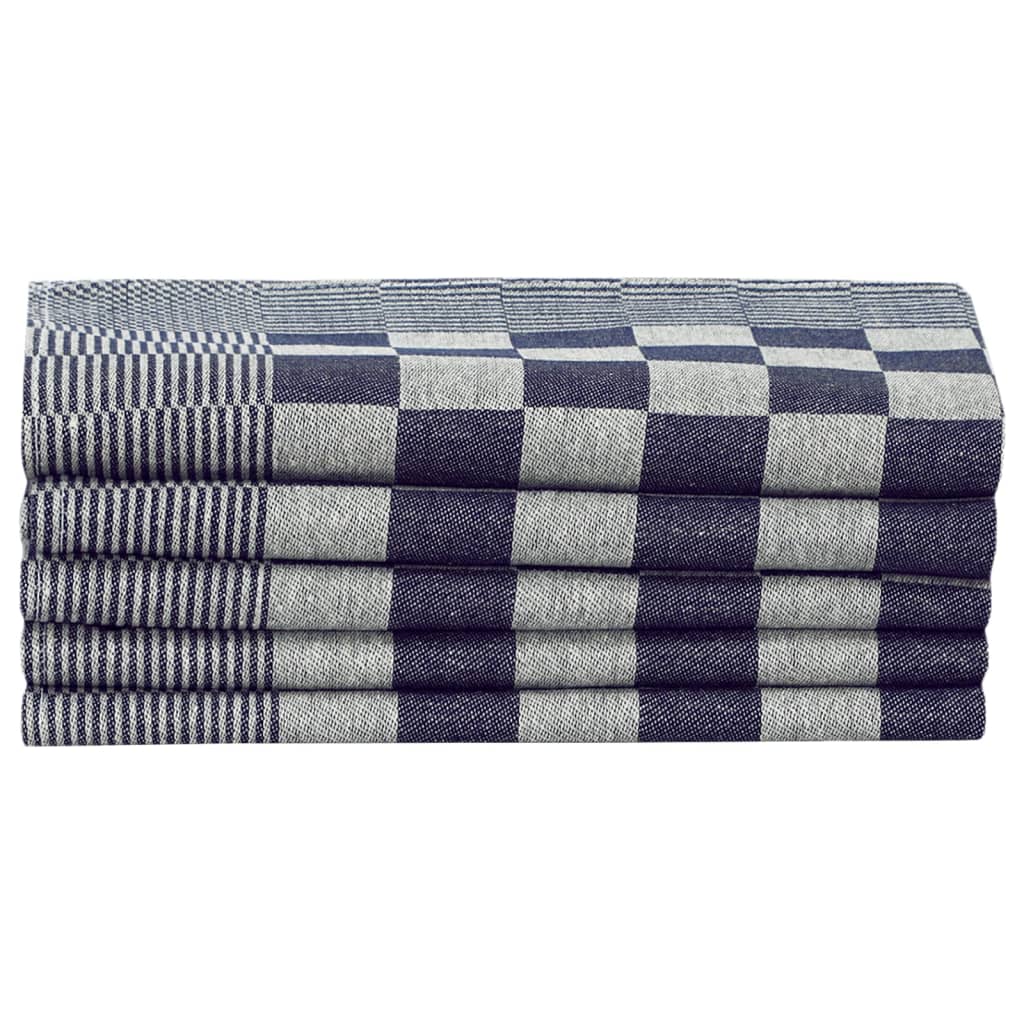 10-tlg. Handtuch-Set Schwarz und Grau Baumwolle