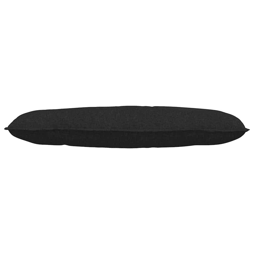 Rückenkissen Hellgrau 50 x 19 x 45 cm Stoff