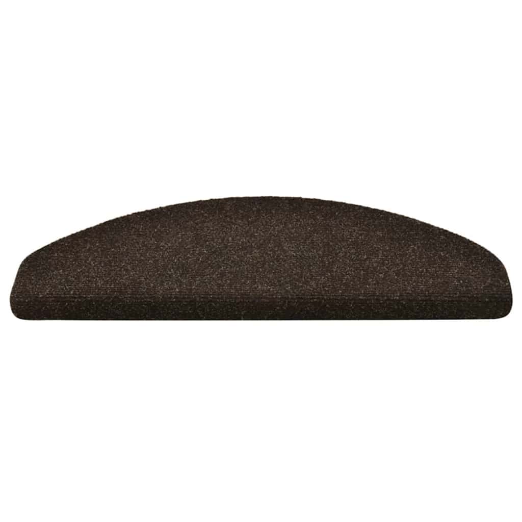 Stufenmatten Selbstklebend 15 Stk. 56x17x3 cm Hellbraun Halbrund
