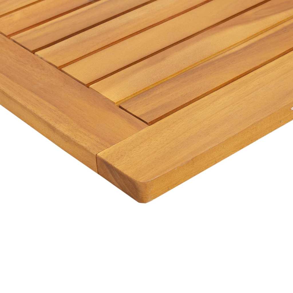 Tischplatte Öl-Natur 80 x 40 x 2 cm Massivholz Akazie
