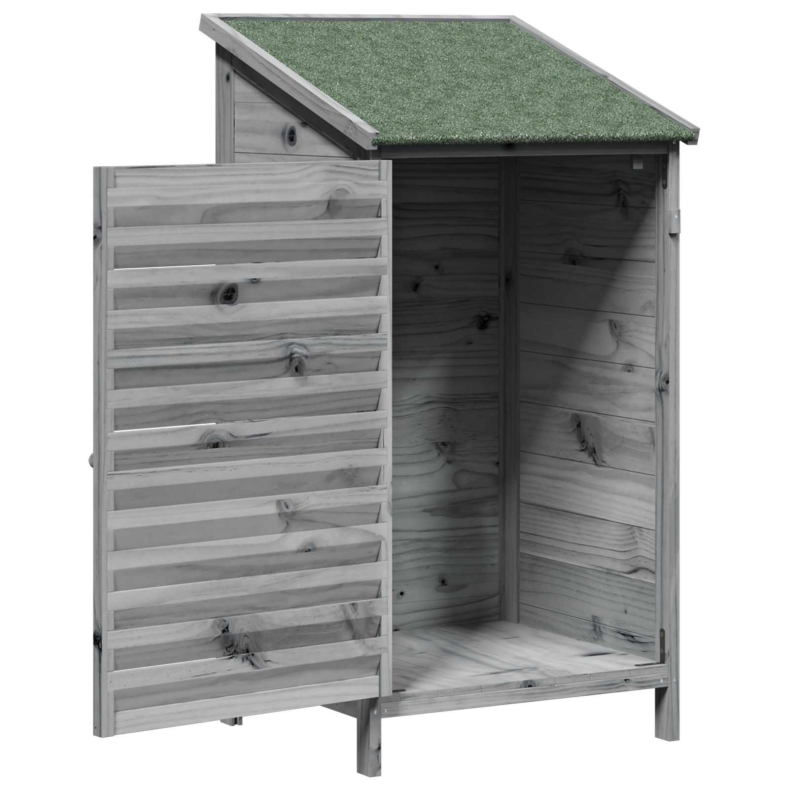 Gartenschuppen Natur 59 x 56 x 113,5 cm Massivholz aus Fichte