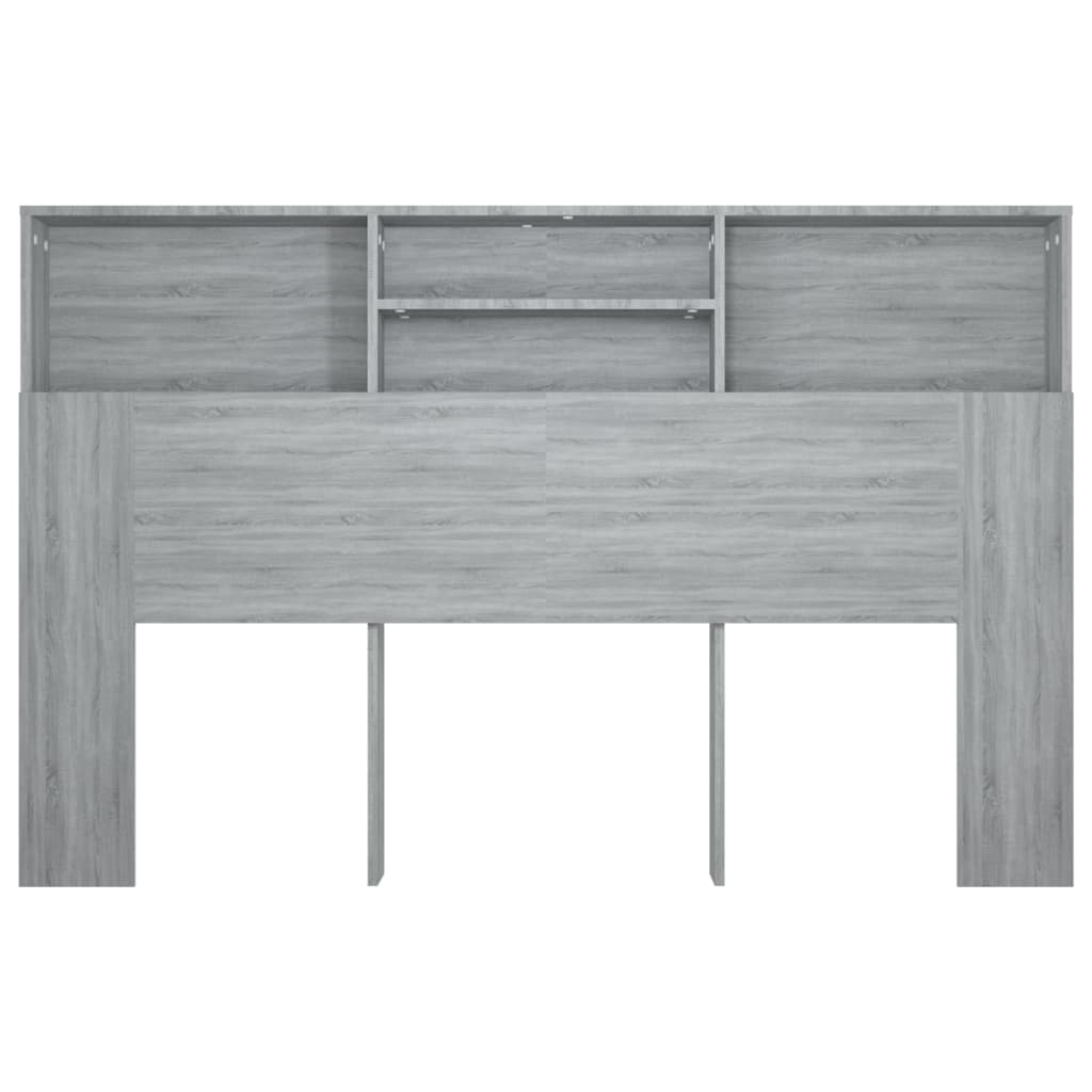 Bett-Kopfteil mit Ablagen Weiß 100x19x103,5 cm