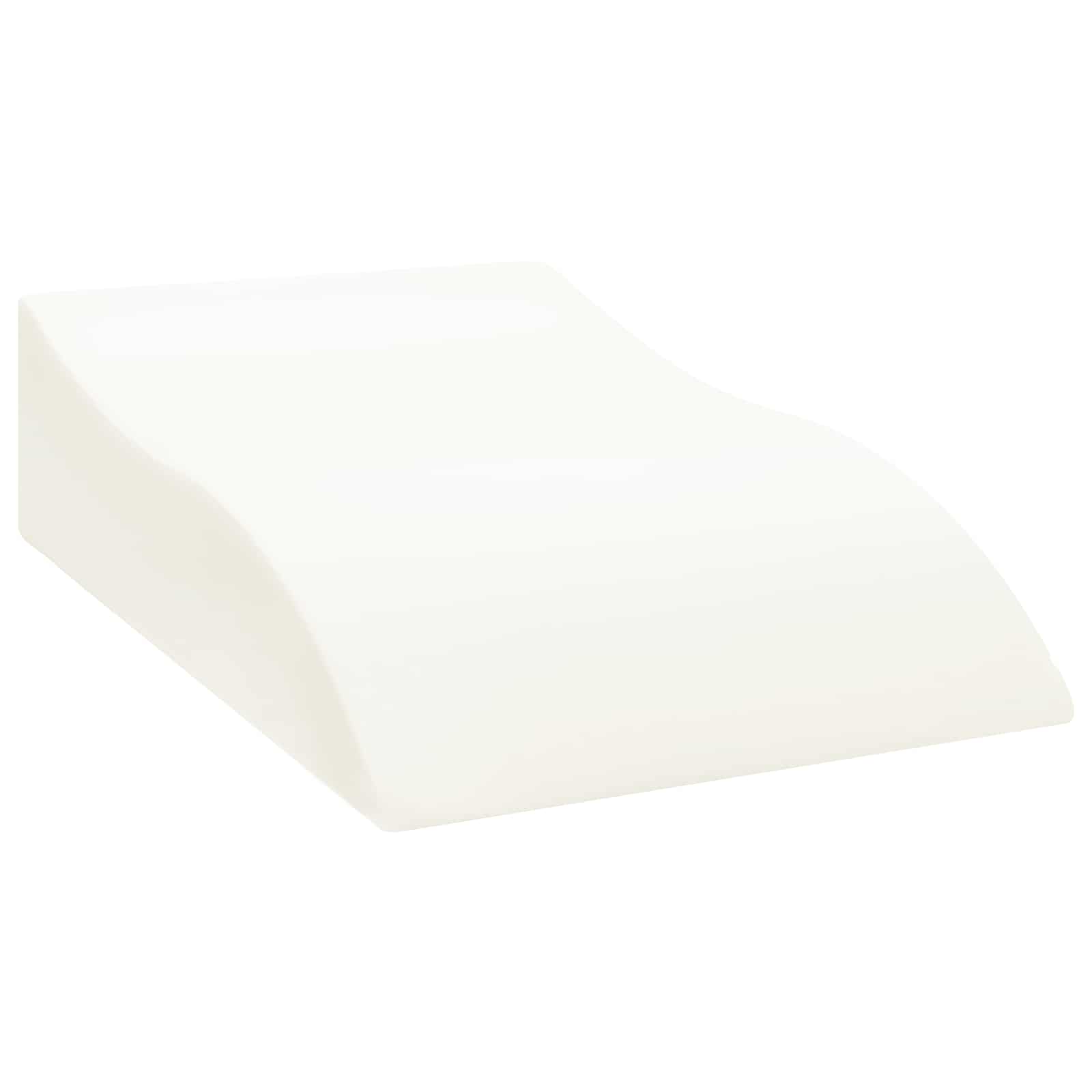 Beinkissen Weiß 68 x 41 x 24 cm PU-Schaum