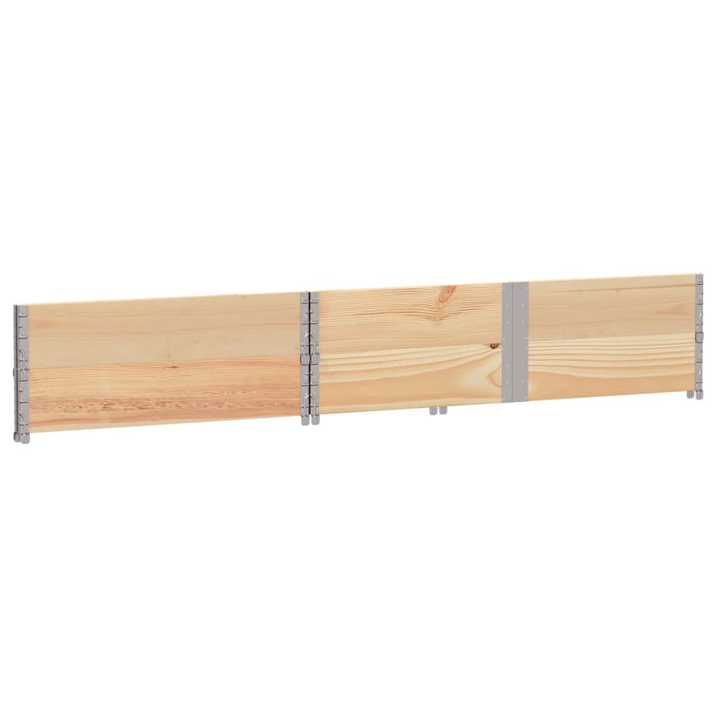 Pflanzkasten Grau 150x100 cm Massivholz Kiefer