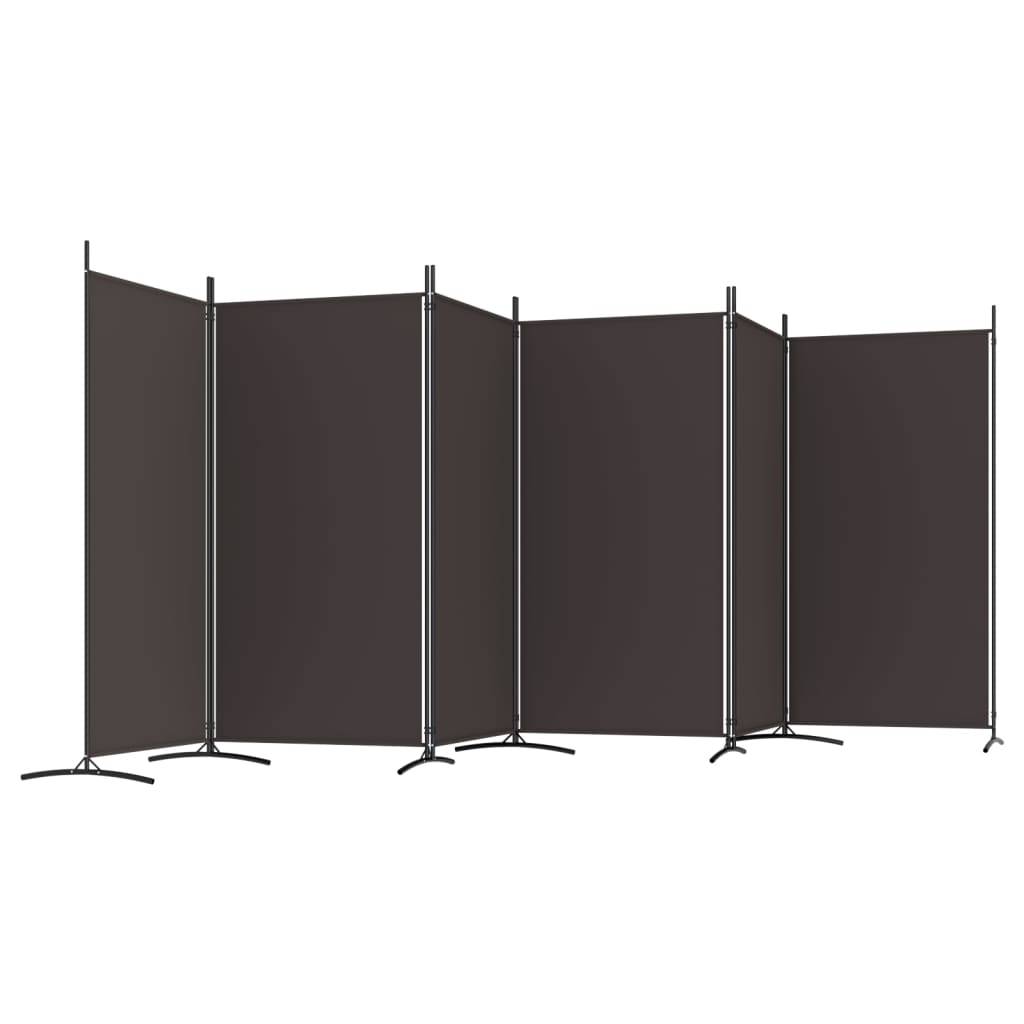 3-tlg. Raumteiler Weiß 260x180 cm Stoff