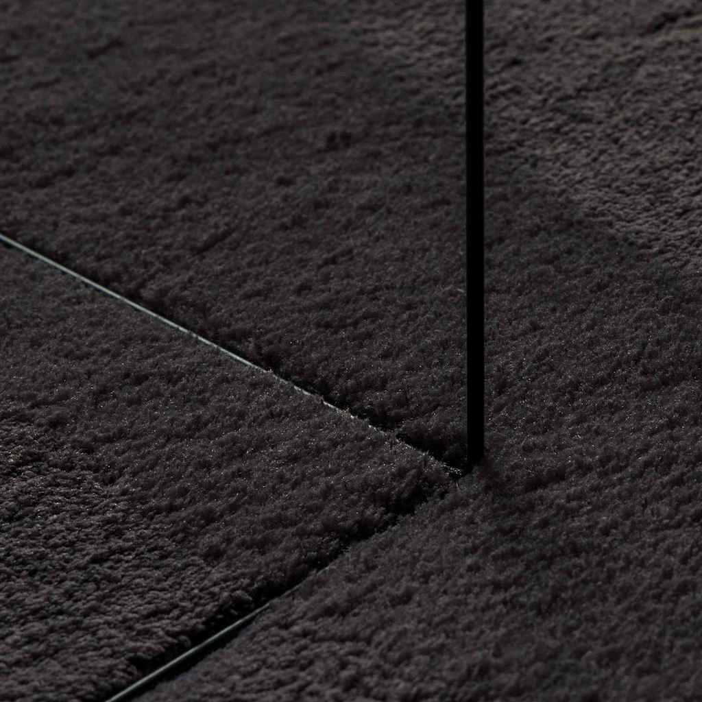 Bereichsteppiche HUARTE Anthrazit 100 x 200 cm 100 %Polyester