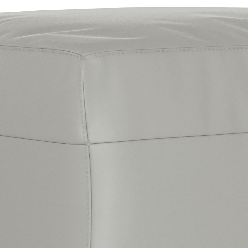 Fußhocker Taupe 60x50x41 cm Mikrofasergewebe