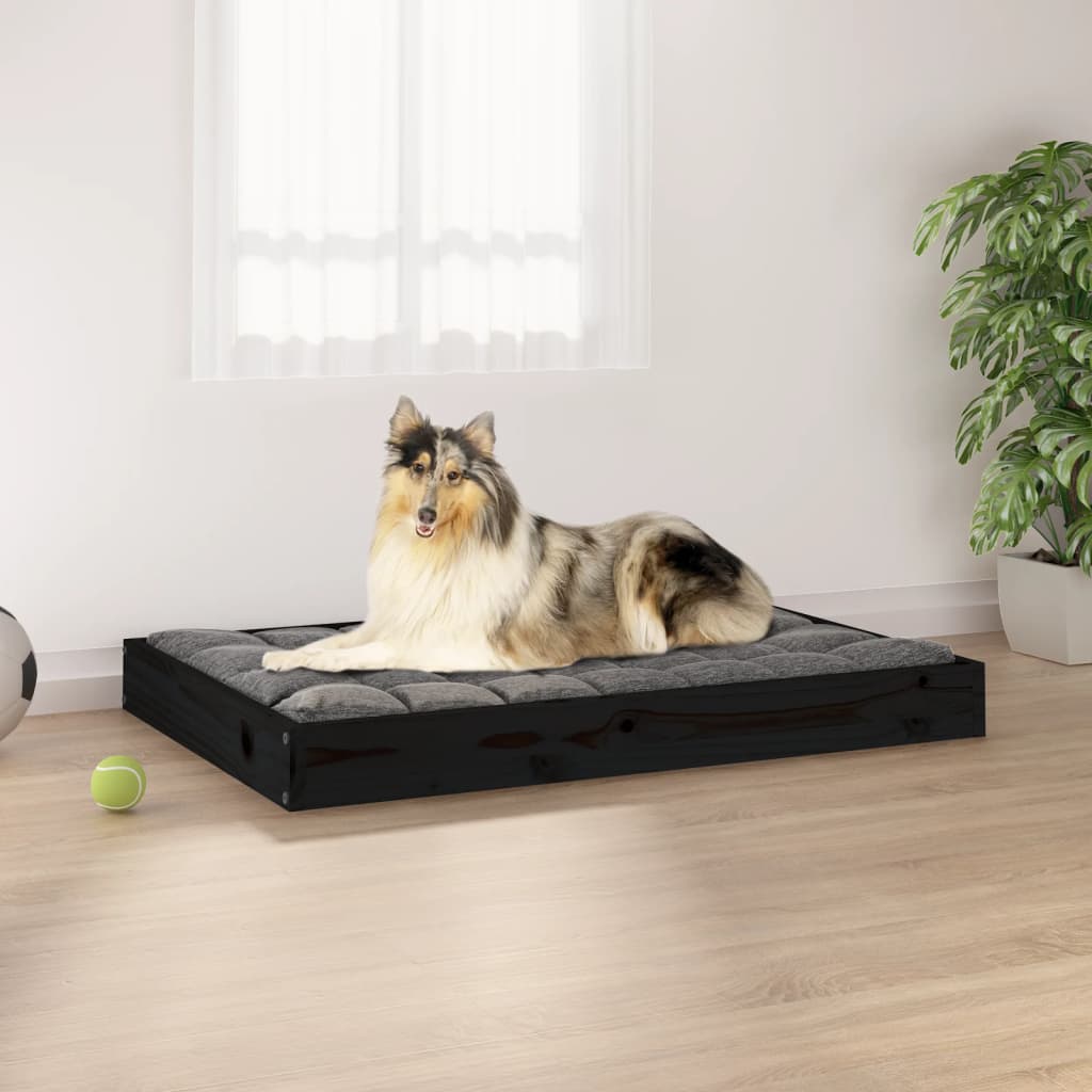 Hundebett 51,5x44x9 cm Massivholz Kiefer