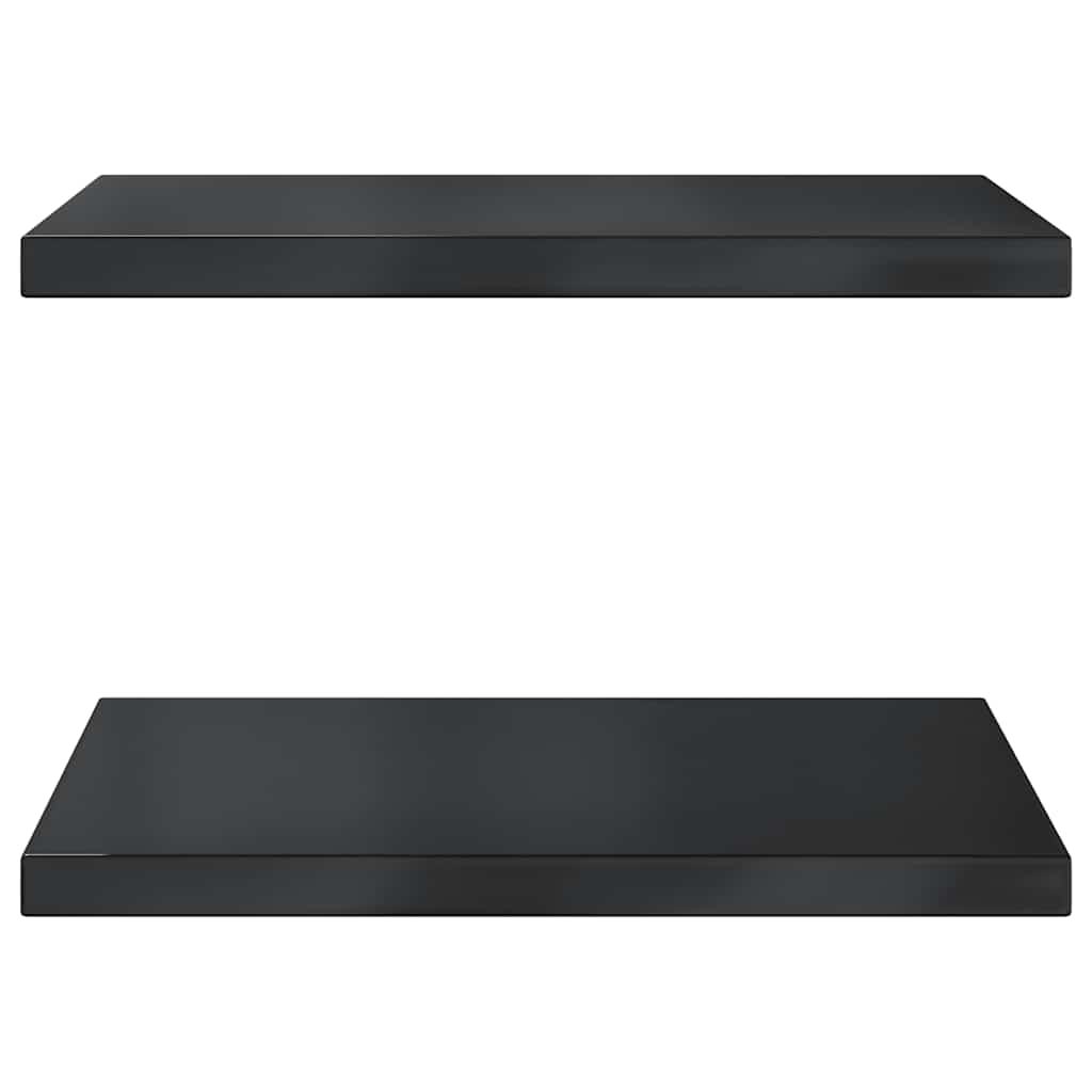 Wandregale 2 Stk. 100x40 cm Silbern Edelstahl