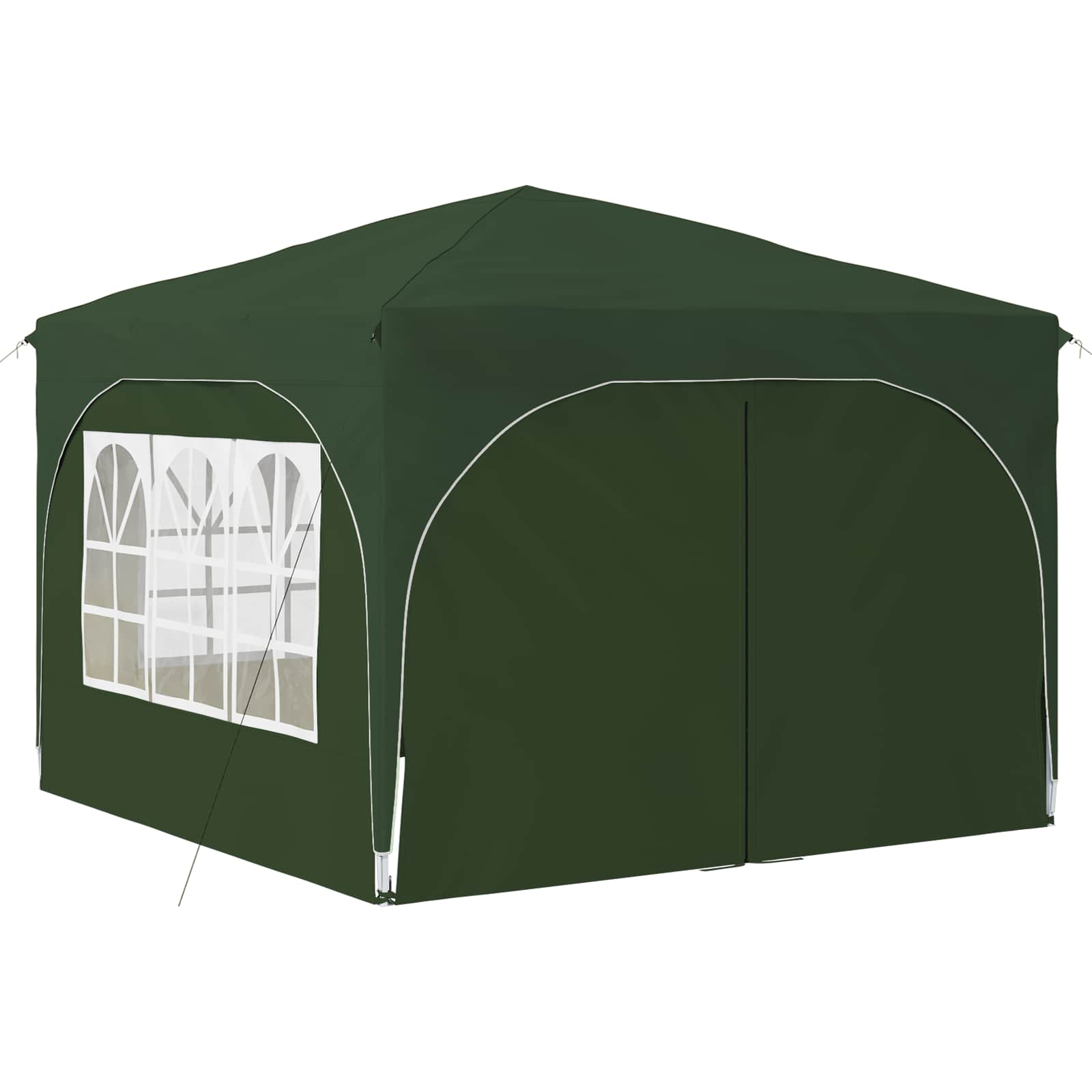 Pop-up Partyzelt 290 x 290 x 245 cm Creme