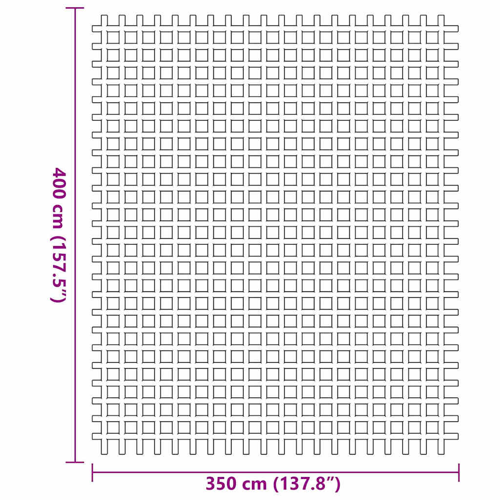 Zeltteppich Anthrazit 4x2 m