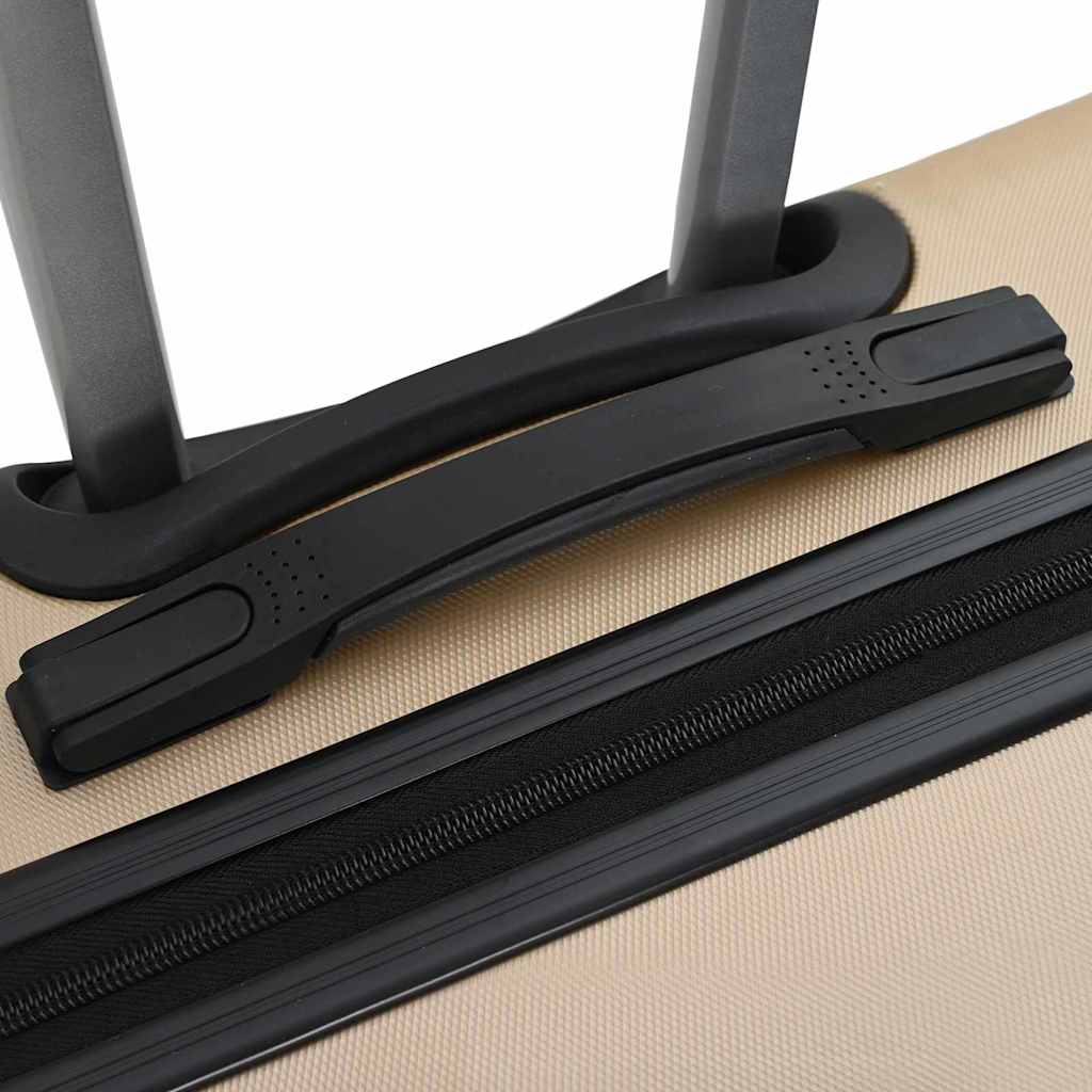 Koffer mit Schloss 3 pcs Schwarz 50 x 31 x 78 cm ABS Kunststoff